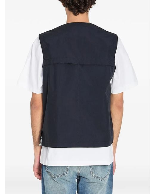 Stone Island Blue Angled Pocket Jacket for men