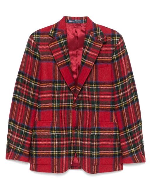 Polo Ralph Lauren Red Plaid Blazer for men
