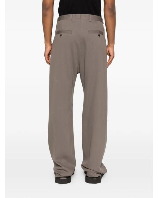Rick Owens Gray Pantalon De Costume À Poches Latérales Geth for men