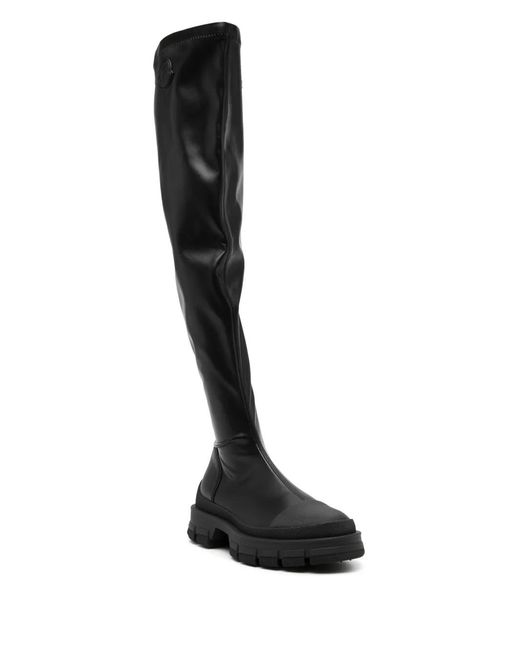 Moncler Black Over-The-Knee Boots