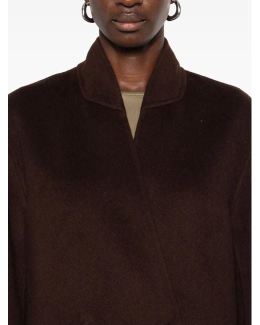 Cappotto Con Cintura di Ottod'Ame in Black