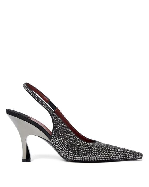 Stella McCartney White 90Mm Elsa Slingback Pumps