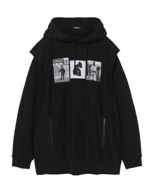 Undercover Hoodie Met Print in het Black voor heren