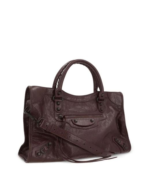 Balenciaga Brown M Le City Bag
