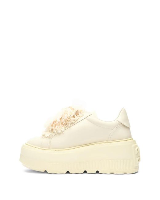 Casadei Natural Nexus Platform Sneakers