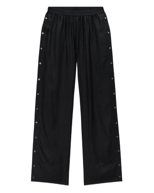 Alexander Wang Blue Side-Placket Trousers