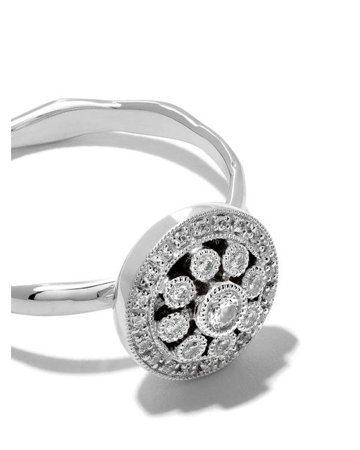 Wouters & Hendrix Gray 18Kt Diamond Rosetta Ring