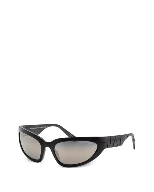 Marc Jacobs White Logo-Embossed Sunglasses