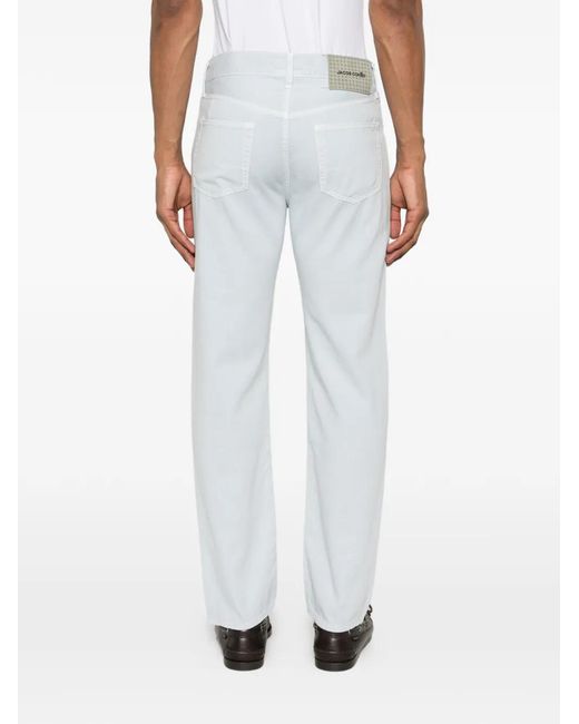 Jacob Cohen White Edo Cotton Jeans for men