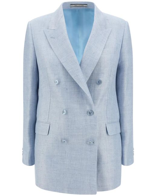 Tagliatore J-Jasmine Blazer Met Dubbele Rij Knopen in het Blue