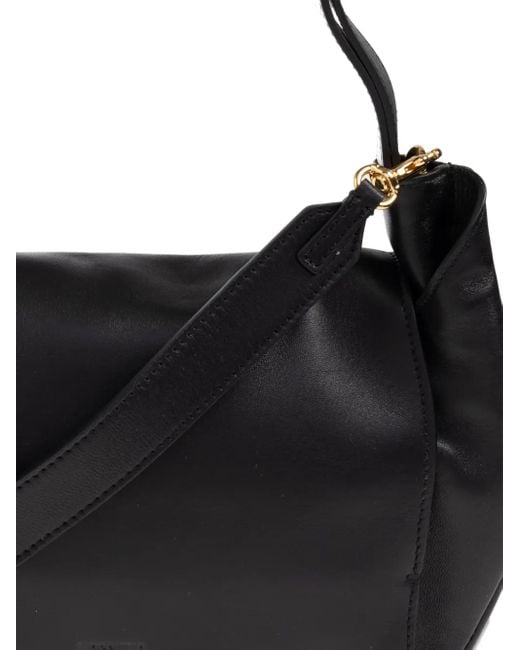 Moschino Black Handle-Detail Cross Body Bag