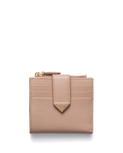 Prada Pink Small Saffiano Wallet