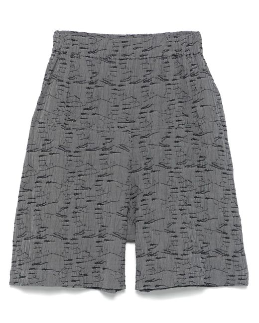 Henrik Vibskov Gray Eclipse Shorts for men