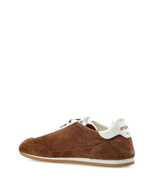 ENTERPRISE JAPAN Brown Panelled Sneakers for men