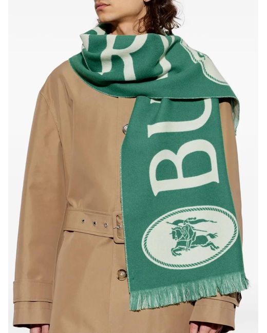 Burberry レディース グリーン フリンジ スカーフの通販はau PAY 