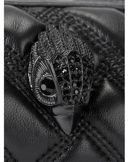 Kurt Geiger Black Small Kensington Quilted Leather Tote Bag