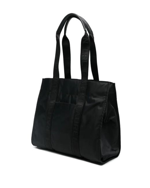 Ralph Lauren Black Large Stevie Tote Bag