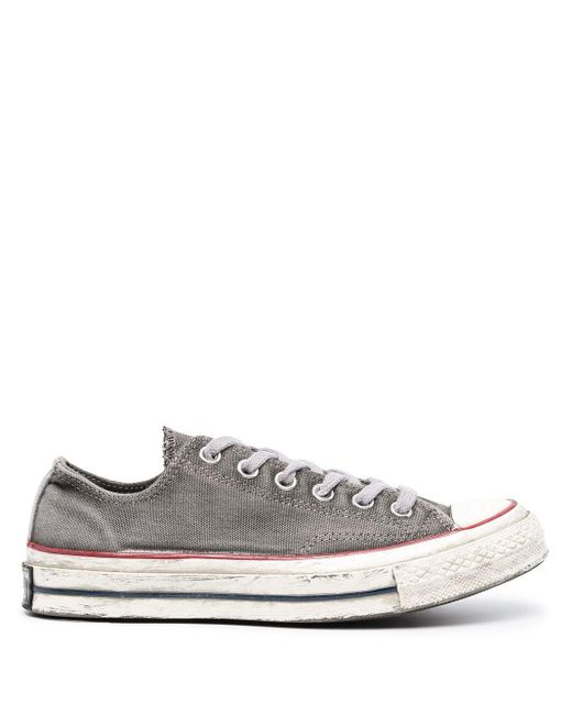 Converse Smoked Canvas Chuck 70 Low-top Trainers in het Gray