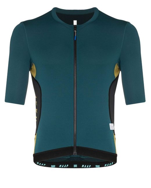 MAAP Wool Alt Road Zip-fastening Cycling Jersey in Green for Men | Lyst