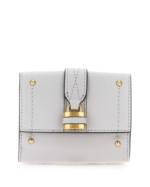 Chloé Gray Mini Paddington Wallet