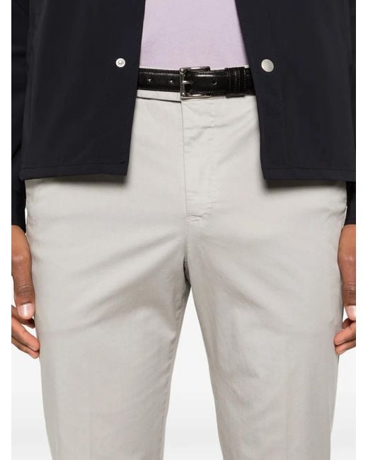 PT Torino White Side-Pocket Trousers for men