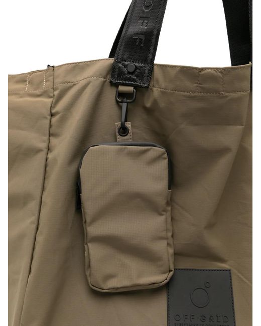 OFF GRID Natural Detachable-Pouch Tote Bag