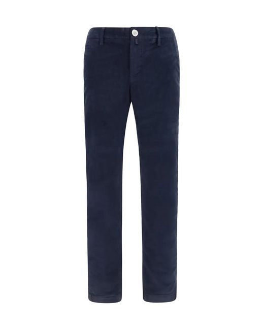 Jacob Cohen Blue Welt-Pocket Trousers for men