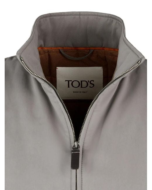 Tod's Gray Padded Vest for men