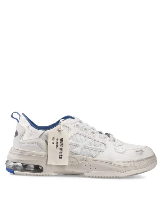 Premiata White Drake Sneakers for men