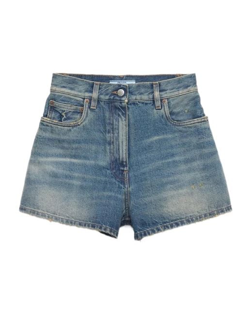 Prada デニムショーツ Blue