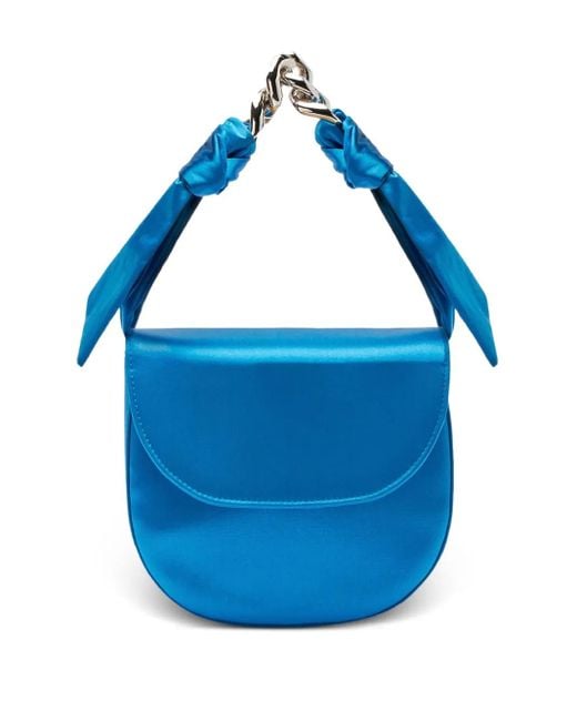 Casadei Sophie サテンハンドバッグ Blue