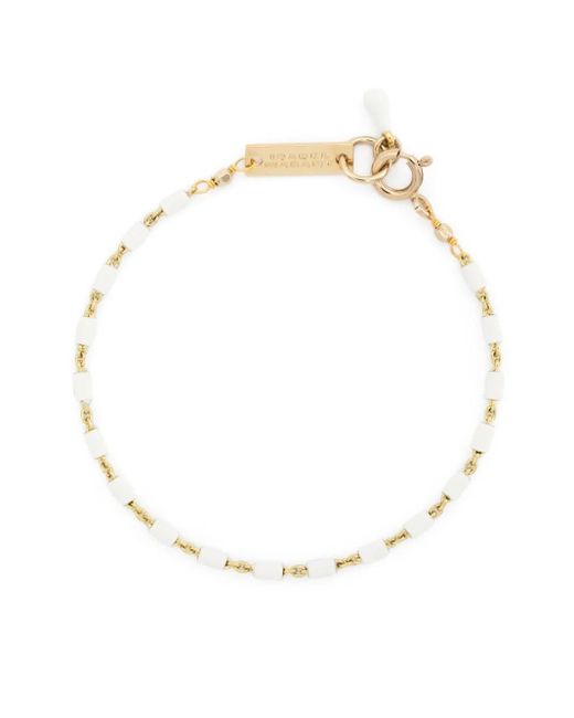 Isabel Marant White Casablanca Beaded Bracelet Jewelry