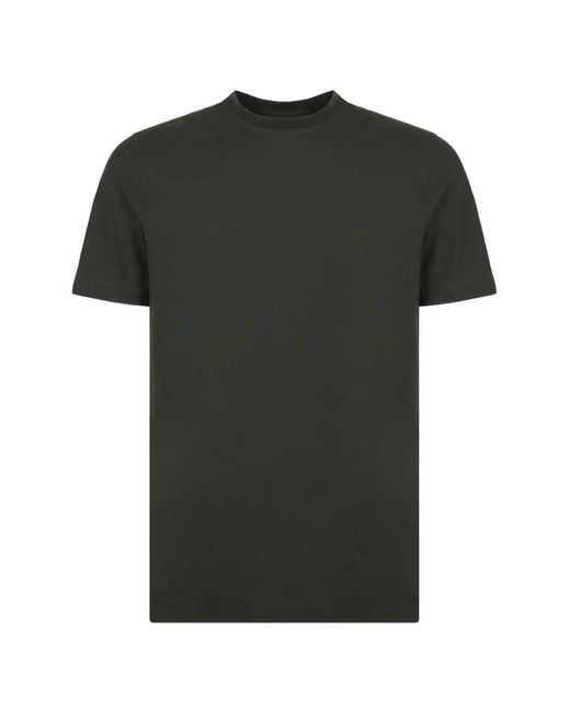 Slowear Green Crew Neck T-Shirt for men