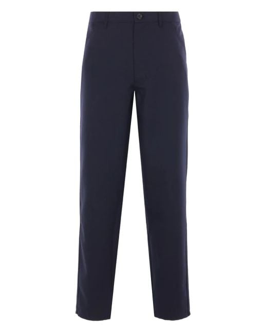 Comme des Garçons Broek Met Rits En Knopen in het Blue voor heren
