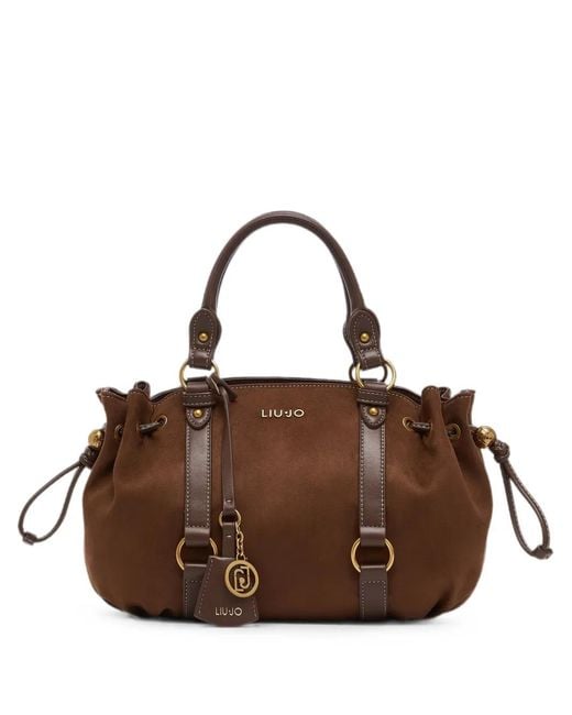 Liu Jo Brown Small Drawstring Bag