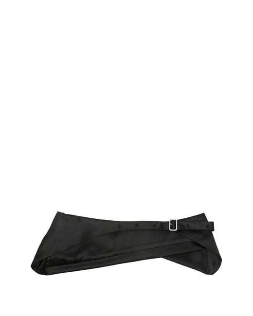 Victoria Beckham Black Basque-Detail Belt