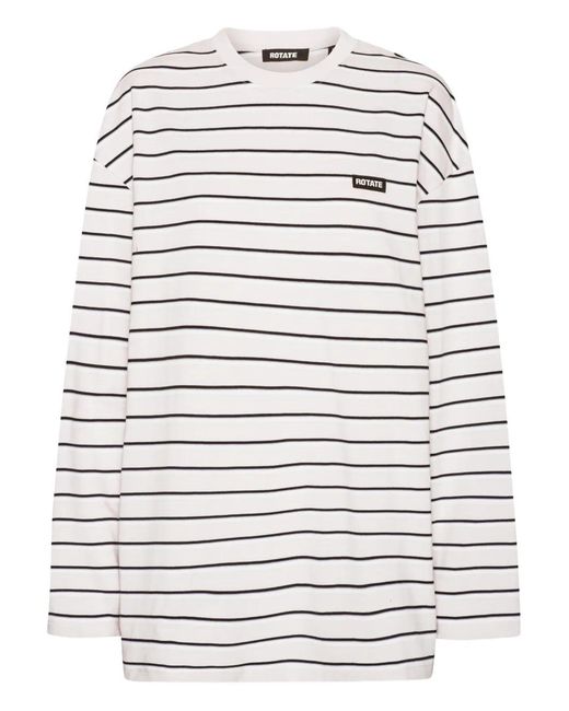 Long-Sleeve T-Shirt ROTATE BIRGER CHRISTENSEN en coloris White
