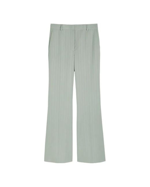 Stella McCartney Green Pantalon À Rayures