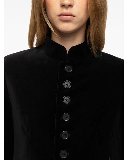 Zadig & Voltaire Black Vallo Velvet Jacket