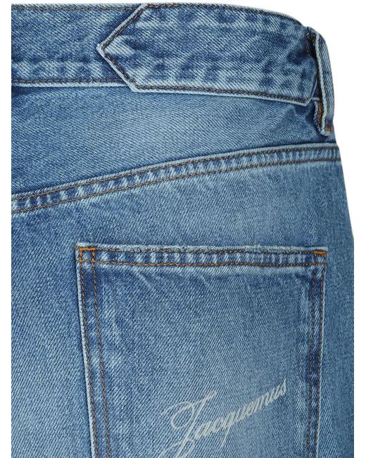 Jacquemus Blue The Straight De-Nîmes Denim Pants for men