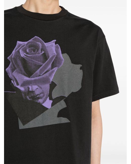 T-shirt con stampa grafica di Undercover in Black da Uomo