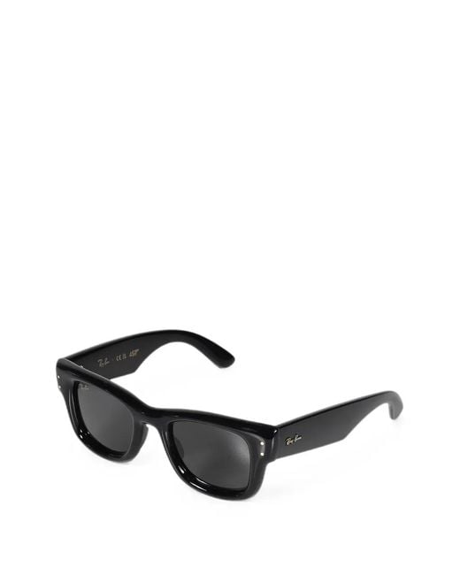 Ray-Ban Black Rectangle-Frame Sunglasses for men