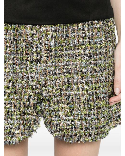 Giambattista Valli Brown Frayed Skirt