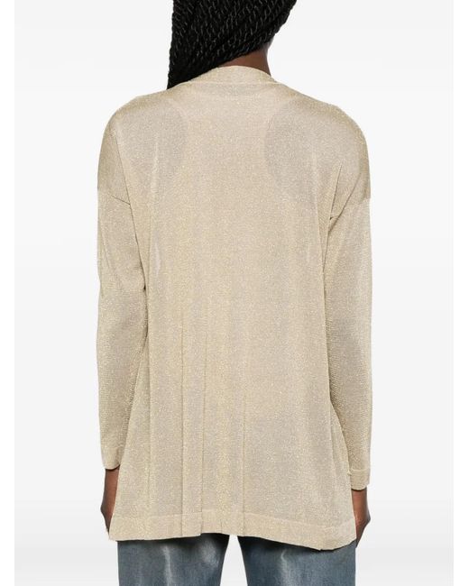 Snobby Sheep Natural Fine-Knit Open-Front Cardigan