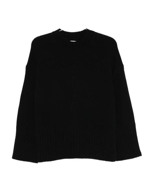 Barbour Black Crew-Neck Sweater