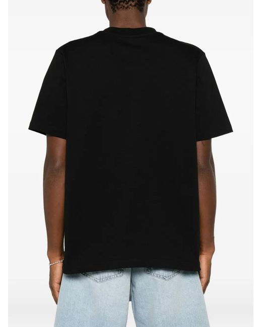 Casablanca Black Logo-Print T-Shirt for men