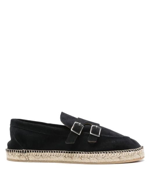 Eleventy Espadrilles Aus Wildleder in Black für Herren