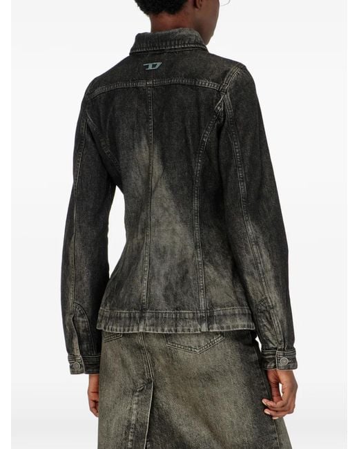 DIESEL Black Long-Sleeves Jacket