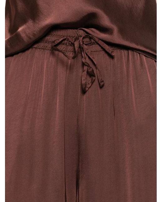 Dixie Brown Pantalon Palazzo À Lien De Resserrage