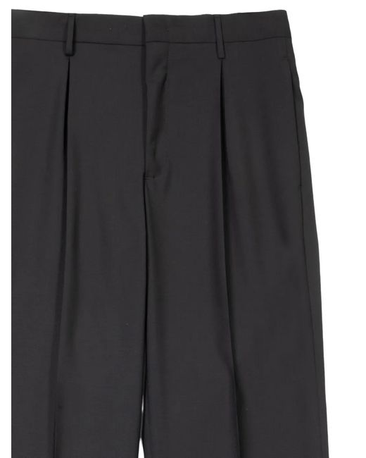 Briglia 1949 Black Pleated Trousers for men